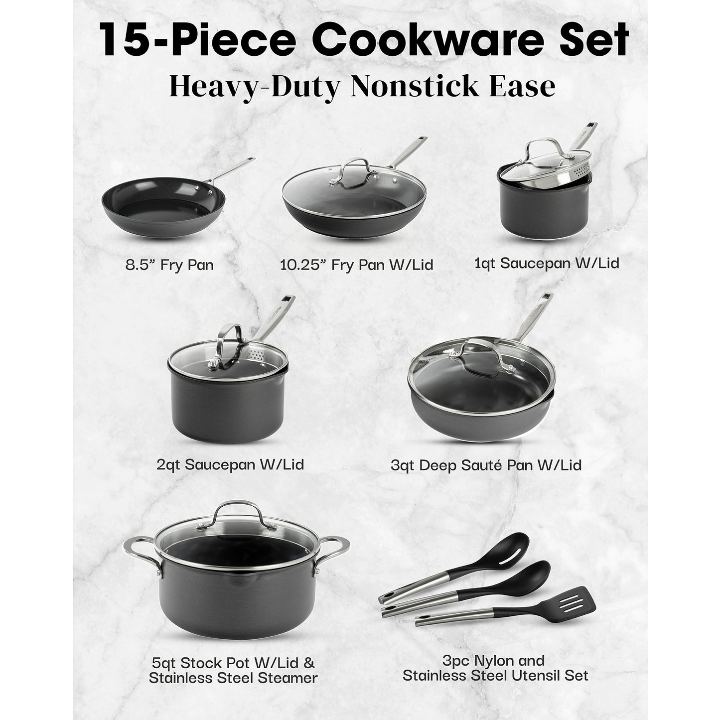 Pro Ultra Ceramic Cookware Bundle