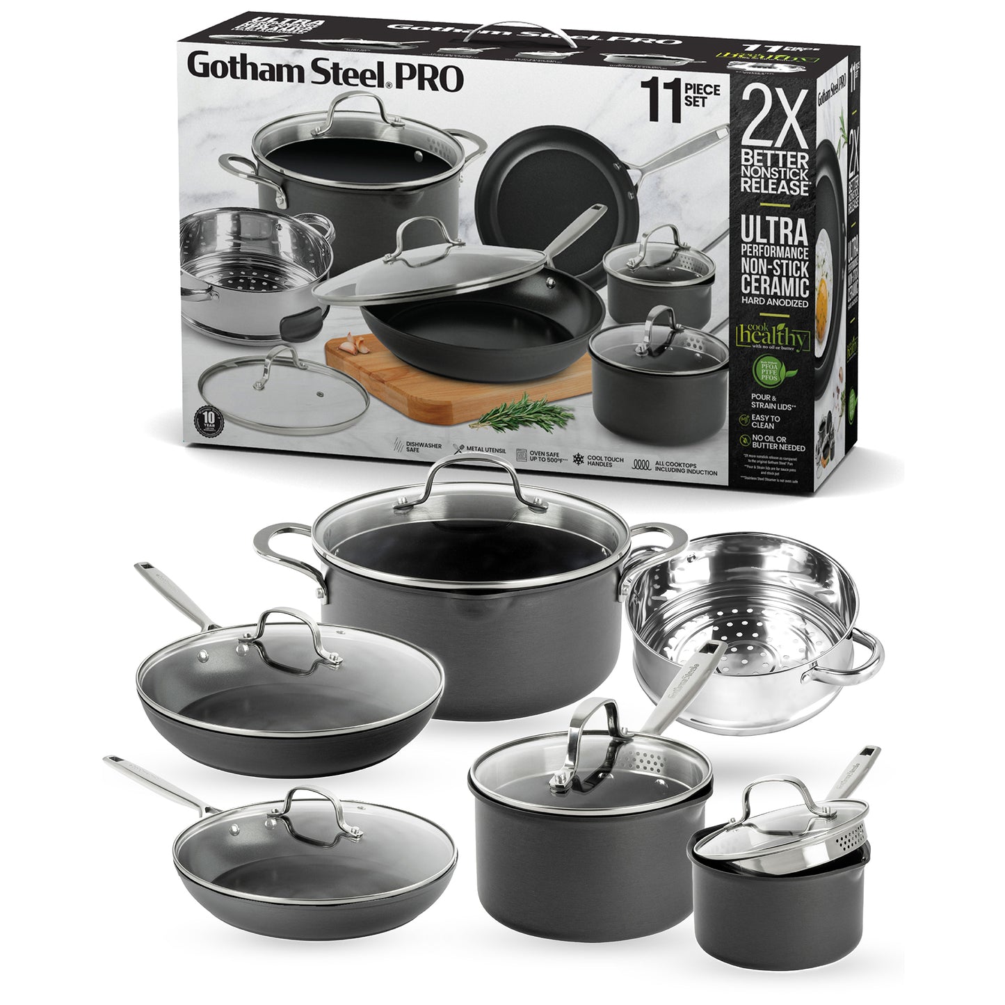 Pro Ultra Ceramic Cookware Set