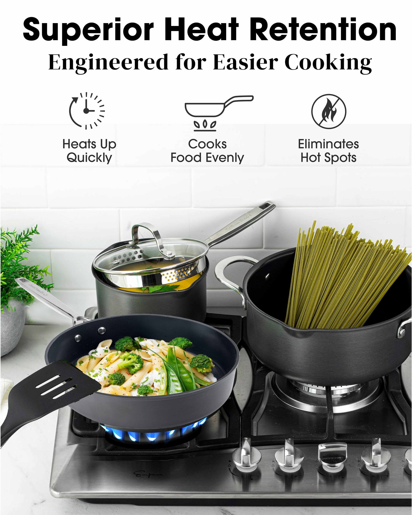 Pro Ultra Ceramic 4qt Sauté Pan & Lid