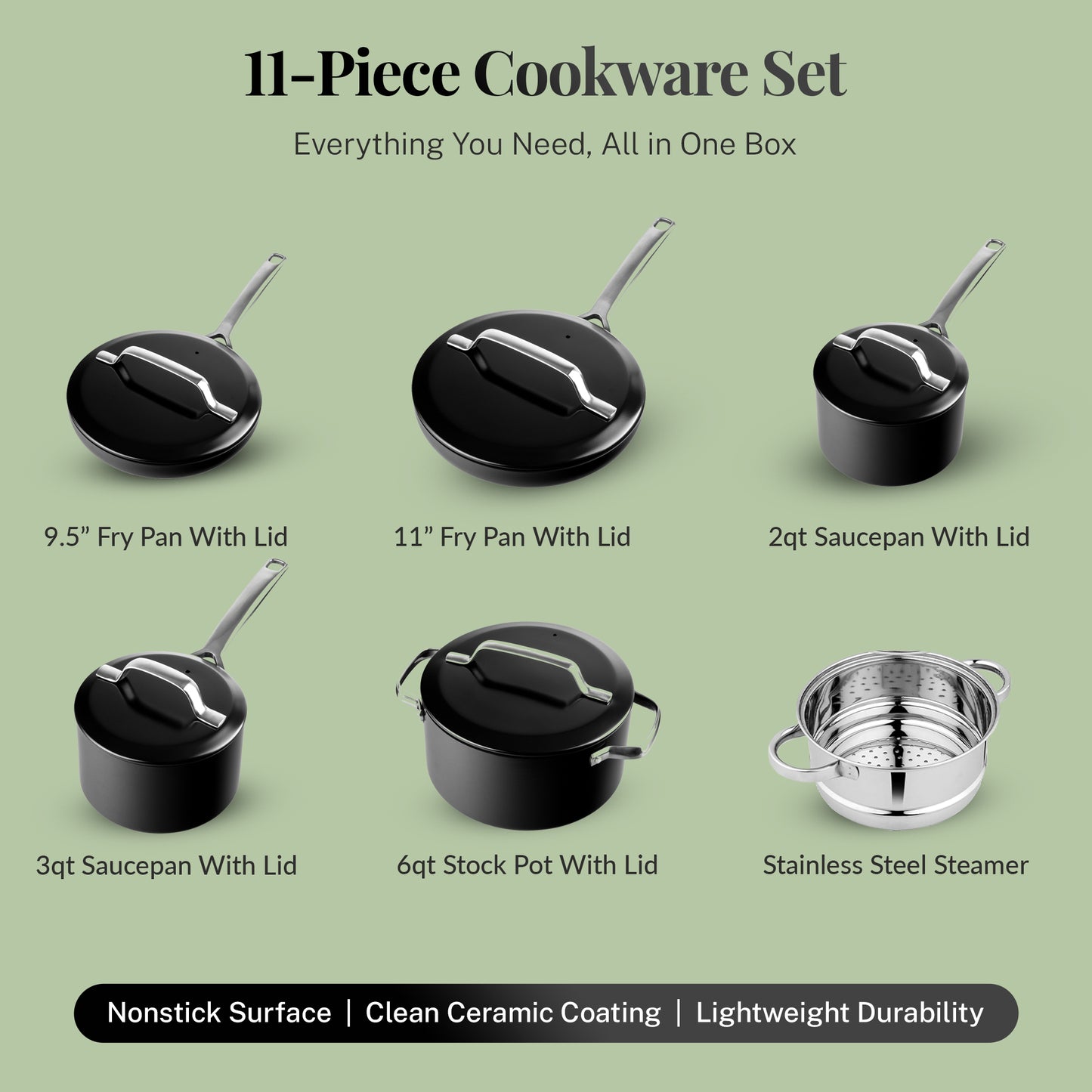 Modern Collection Cookware Set