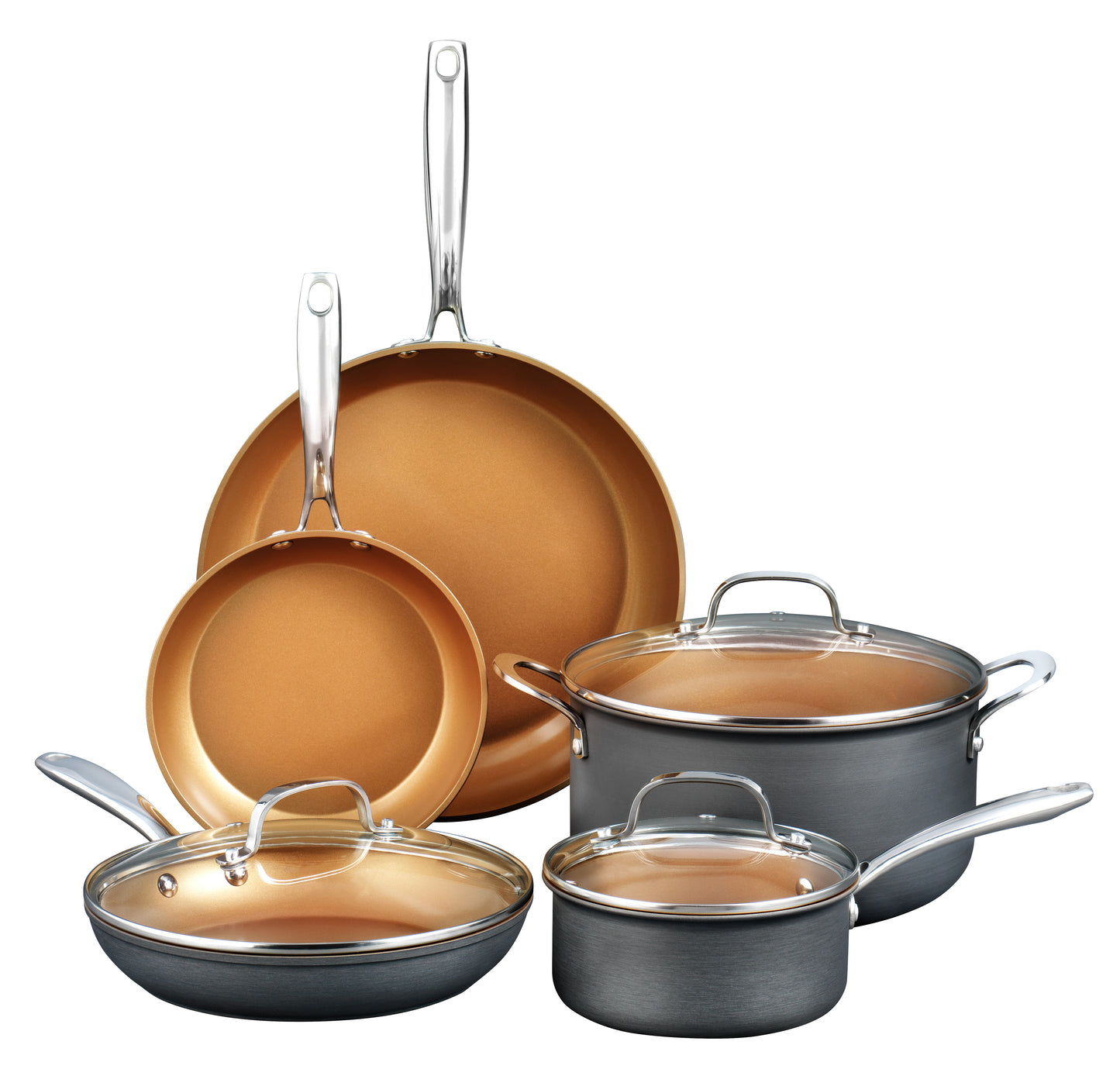 Pro Hard Anodized 8-Piece Cookware Set