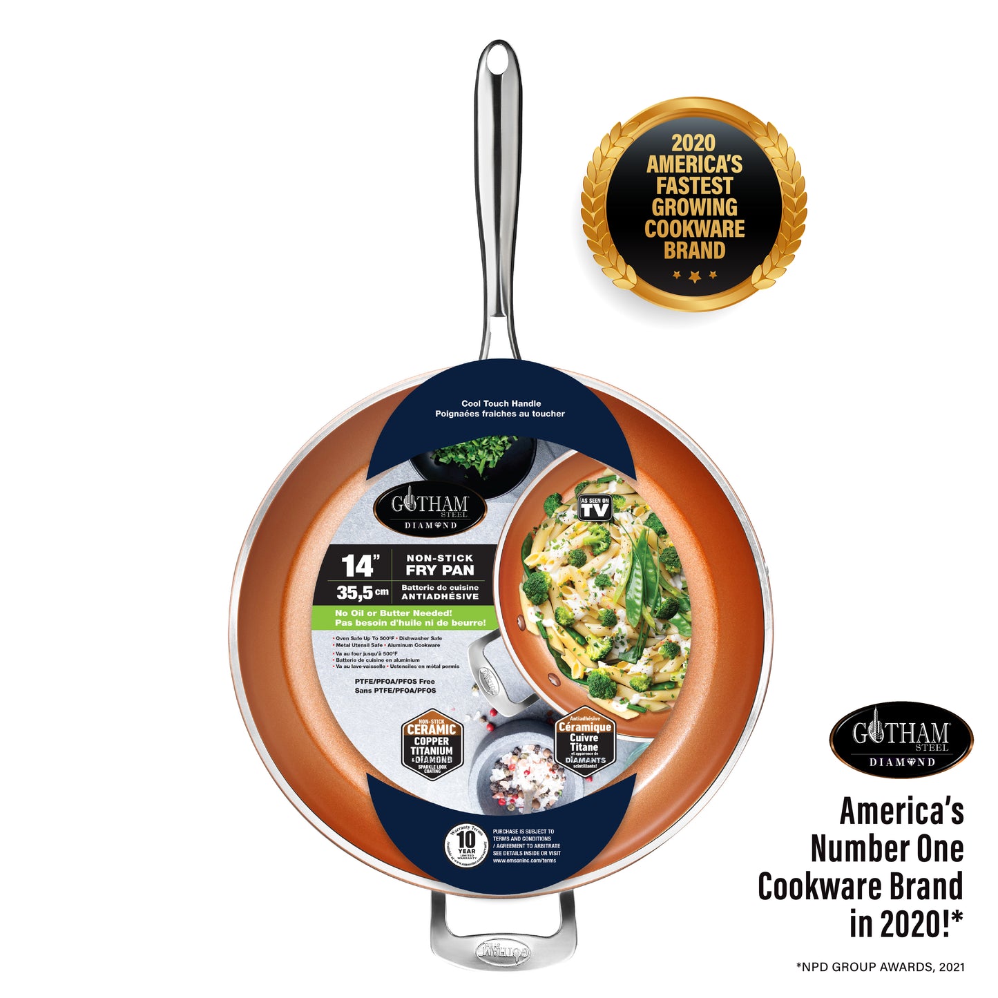 Signature Copper 14" Fry Pan