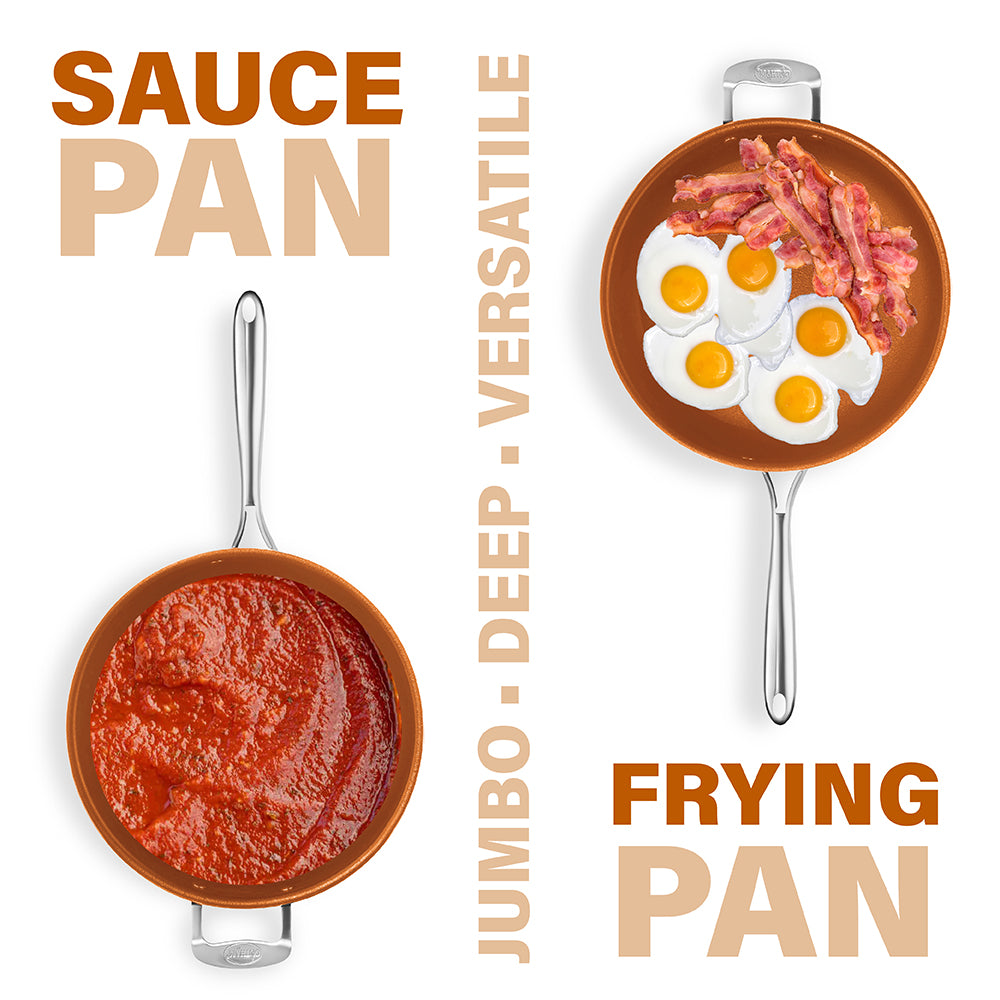 Signature Ceramic Sauté Pan with Lid