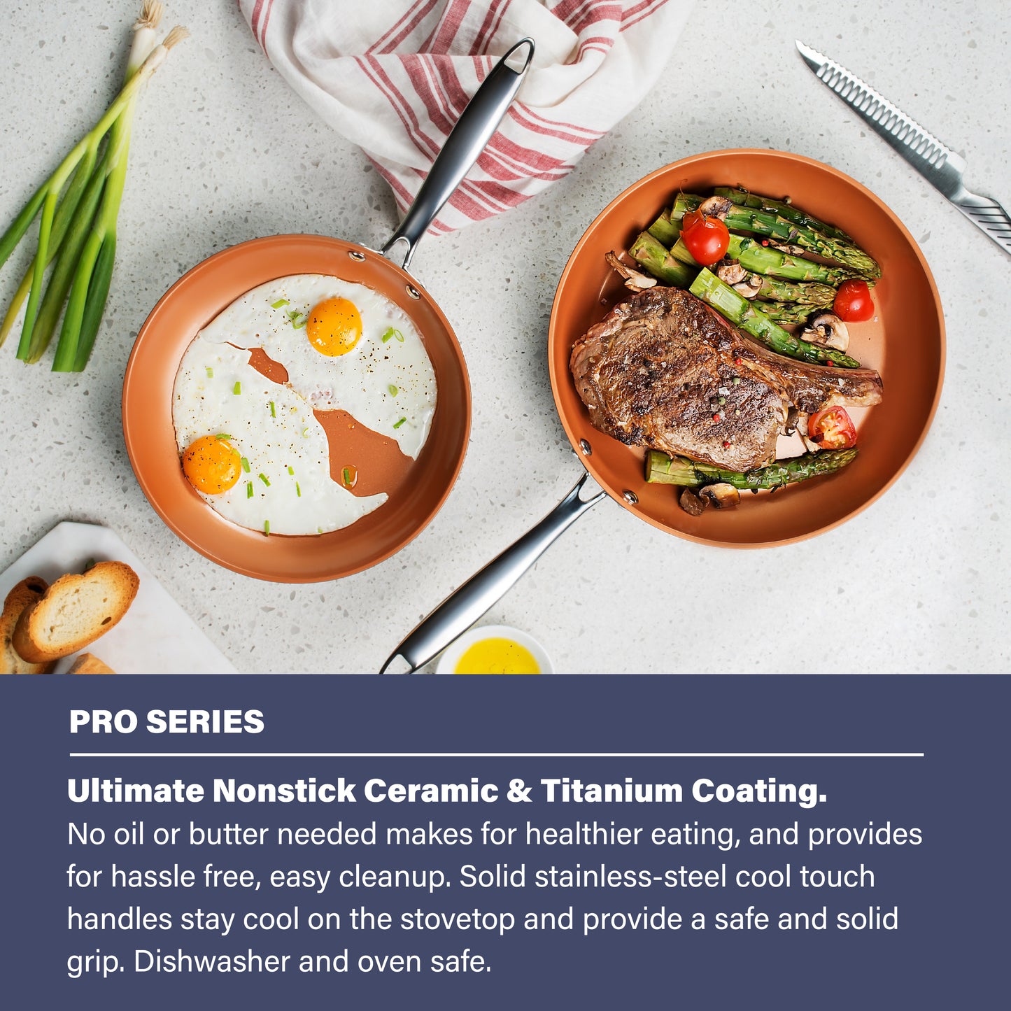 Pro Hard Anodized 8-Piece Cookware Set