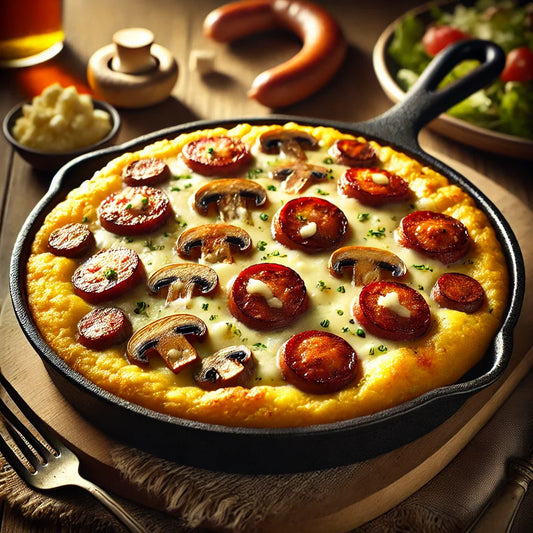 Sausage and Polenta Bake