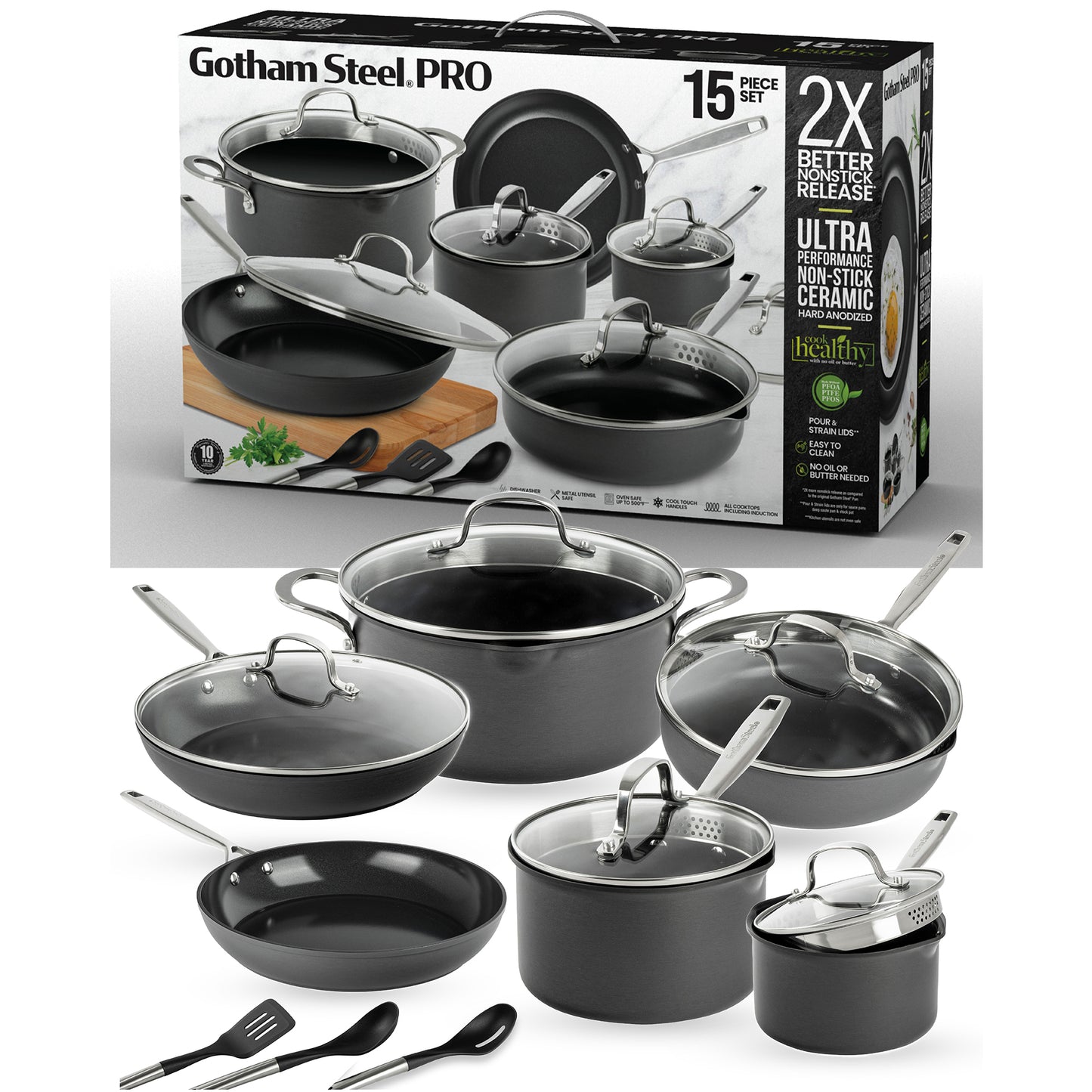 Pro Ultra Ceramic Cookware Bundle