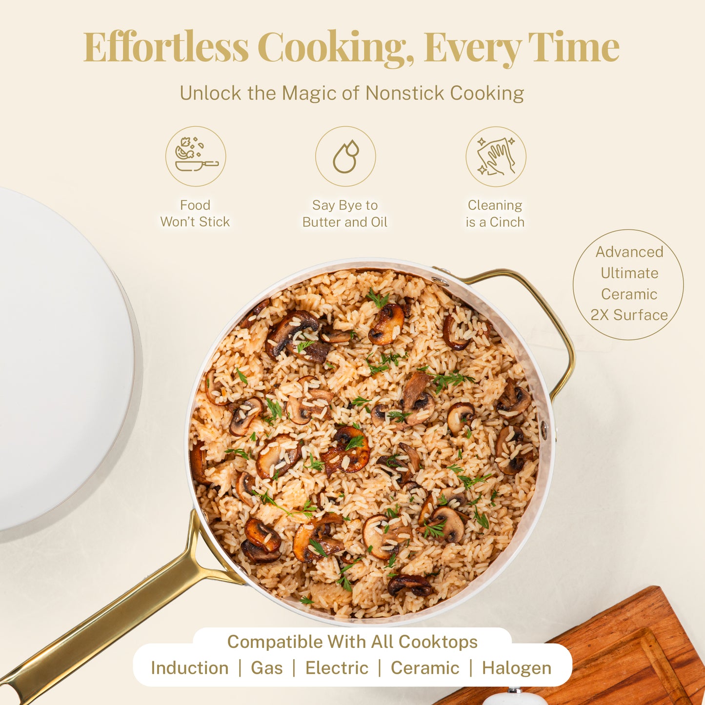 Modern Collection Saute Pan with Lid
