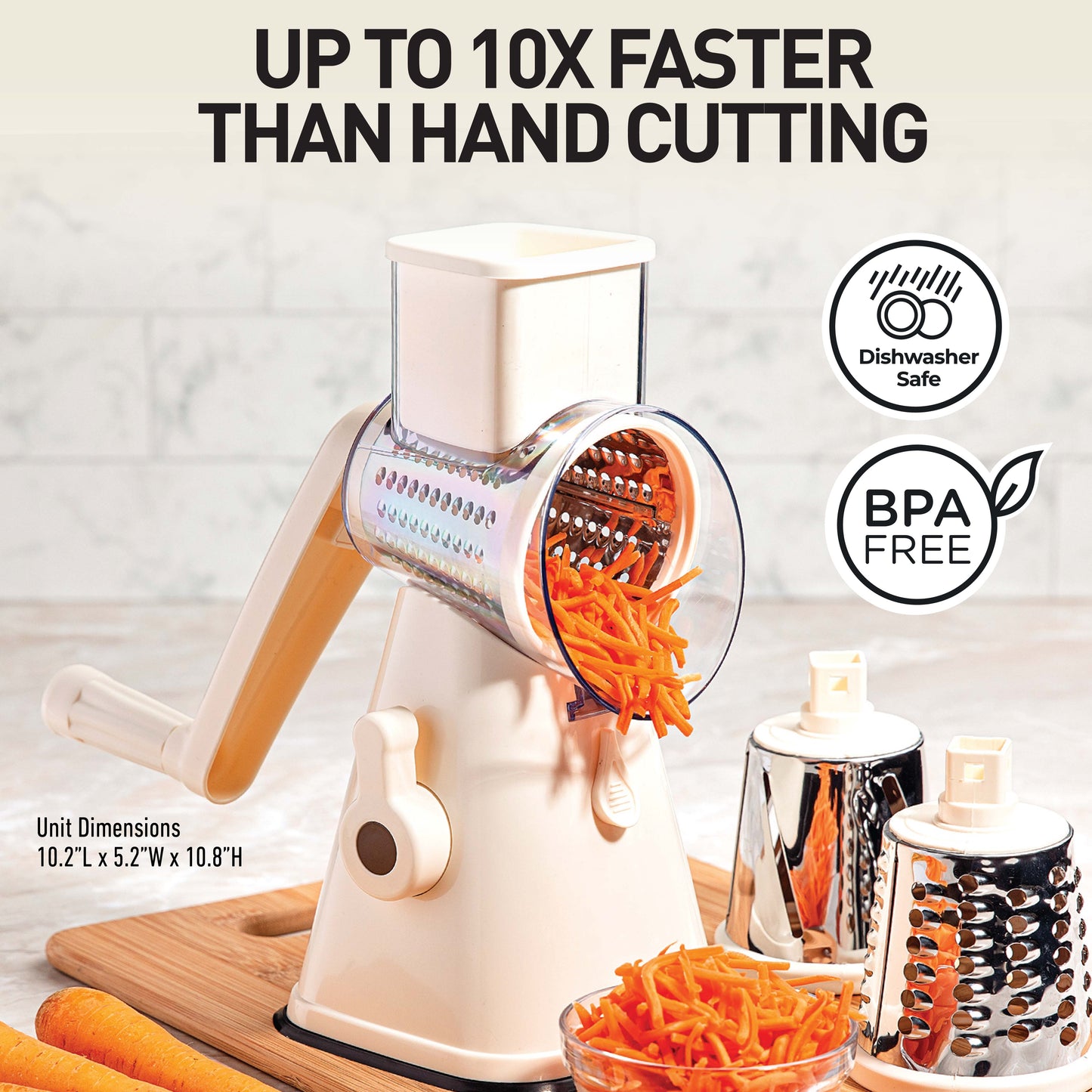 Pastel Collection Nutrislicer Rotating Mandoline