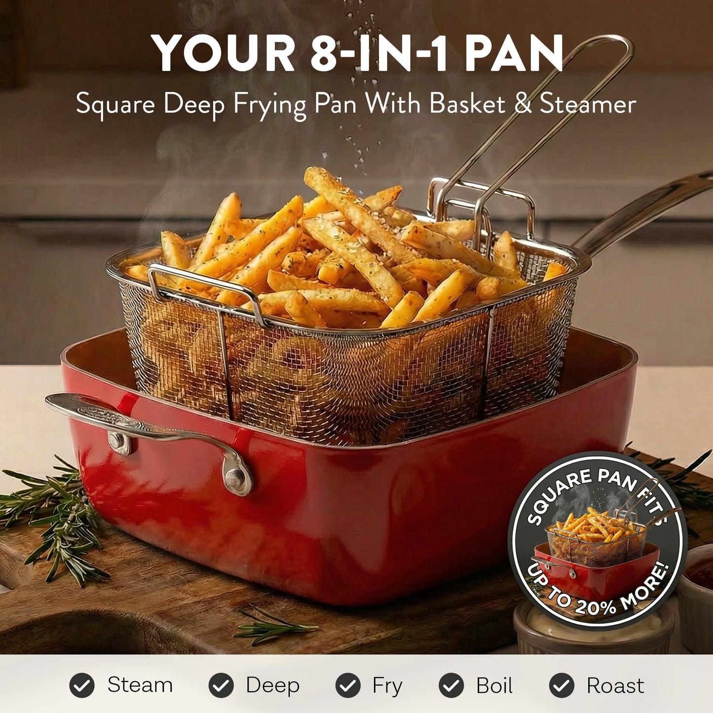 Gotham Steel 32 Pcs Cookware Set Bakeware and Food Storage Set Nonstick Pots and Pans Set