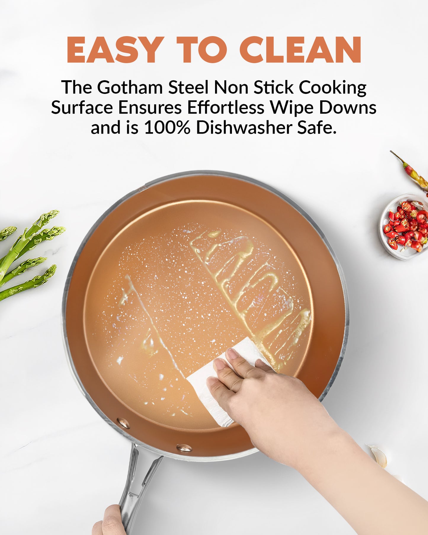 Hammered Copper Cookware Set