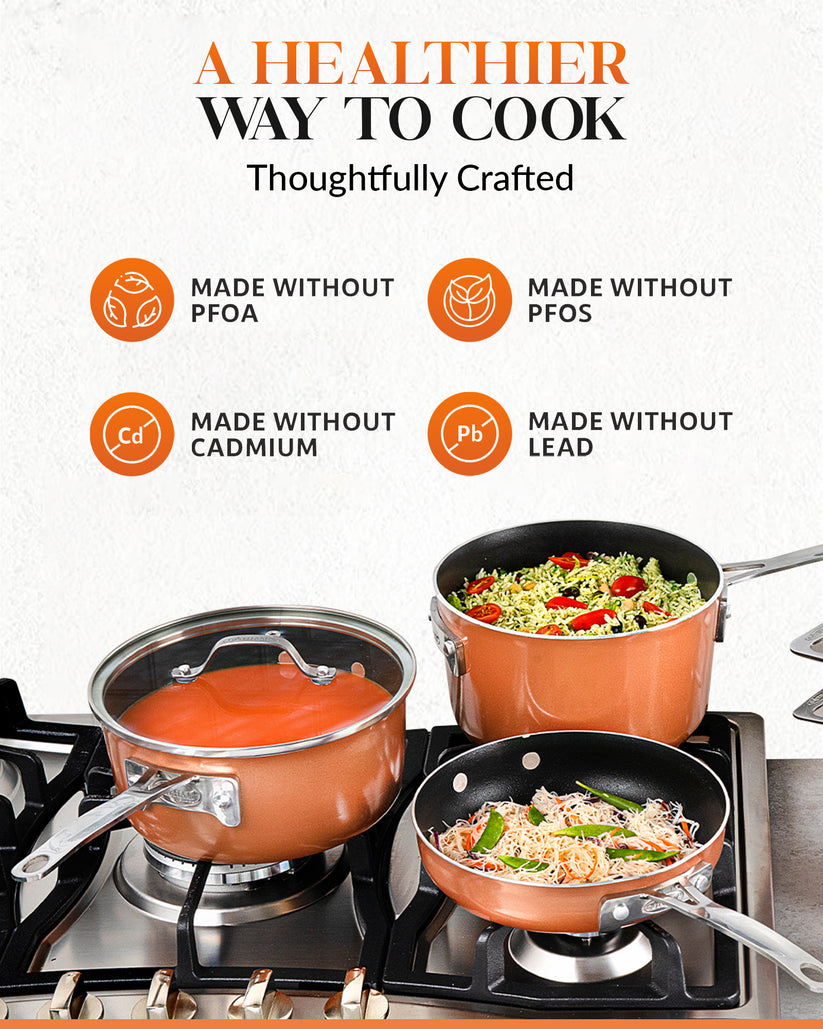 Stack Master Cookware Red Stackmaster Cookware Bundle – Gotham Steel