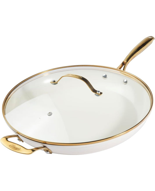 Natural Collection Frying Pan with Lid