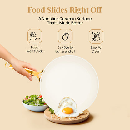 Hammered Ceramic Cookware Set