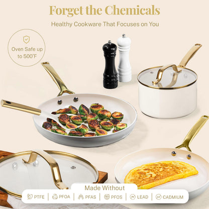 Modern Collection Cookware Bundle with Utensils