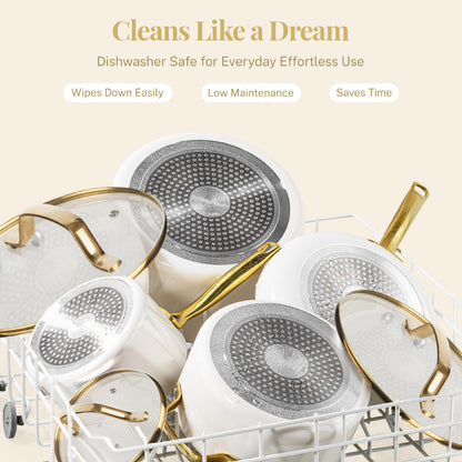 Modern Collection Cookware Bundle with Utensils