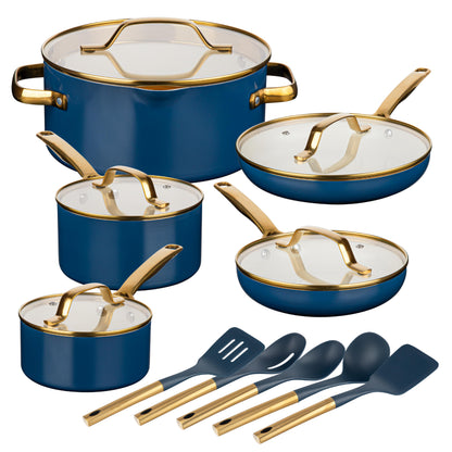 Modern Collection Cookware Bundle with Utensils