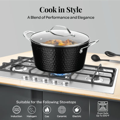 Hammered Black Cookware Bundle