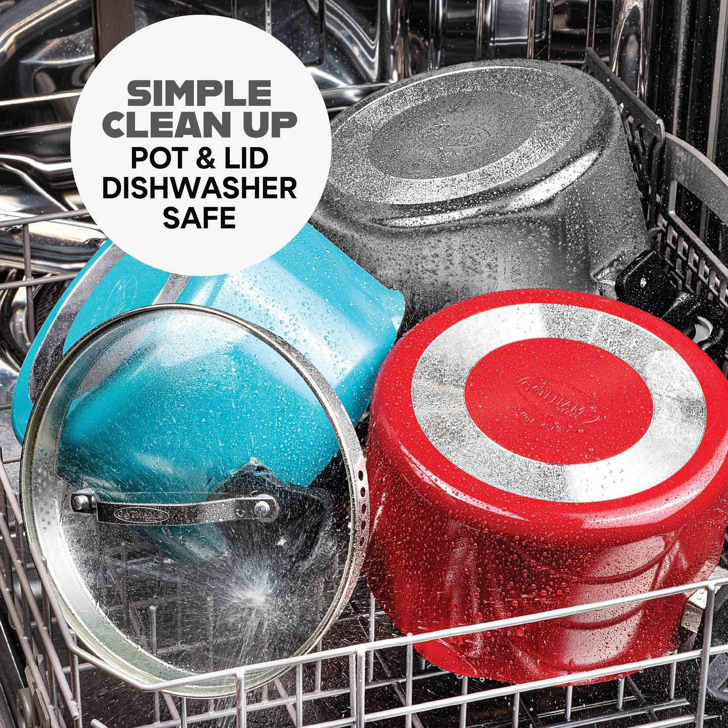 Stainless Steel Pasta Pot with Strainer Lid