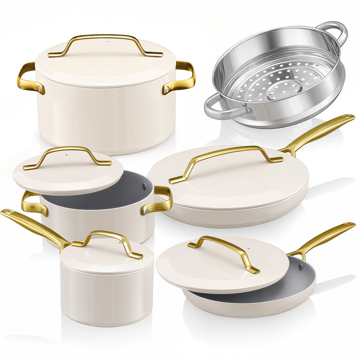 Gotham Steel 11pc Modern Collection Cookware Set