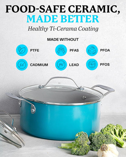 Aqua Collection 5 Qt Stock Pot
