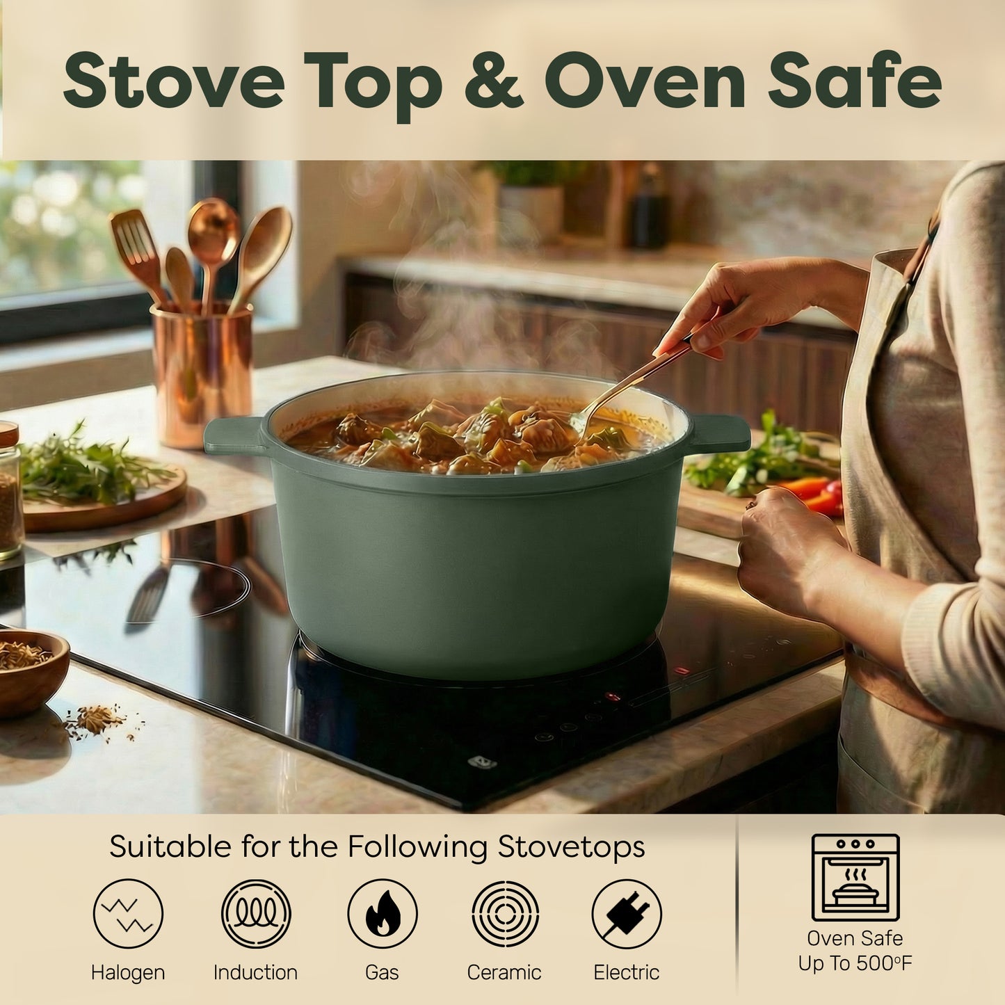 5 Qt Ceramic Dutch Oven