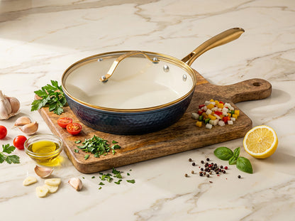 Hammered Ceramic Cookware Set