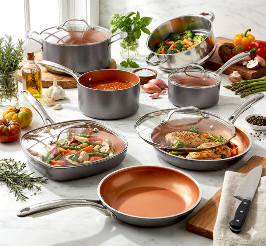 Signature Ceramic Collection Cookware Set