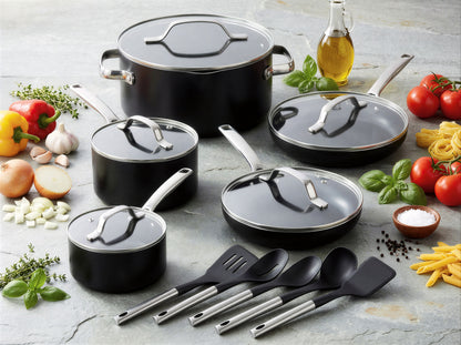 Modern Collection Cookware Bundle with Utensils