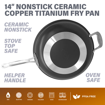 Signature Copper 14" Fry Pan