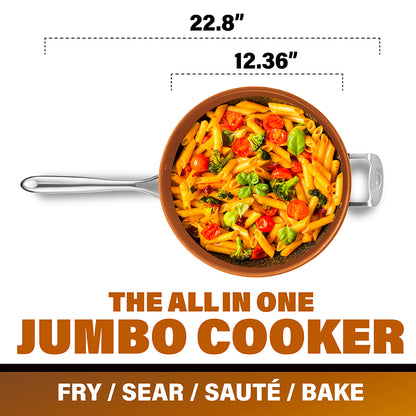 Signature Ceramic Sauté Pan with Lid