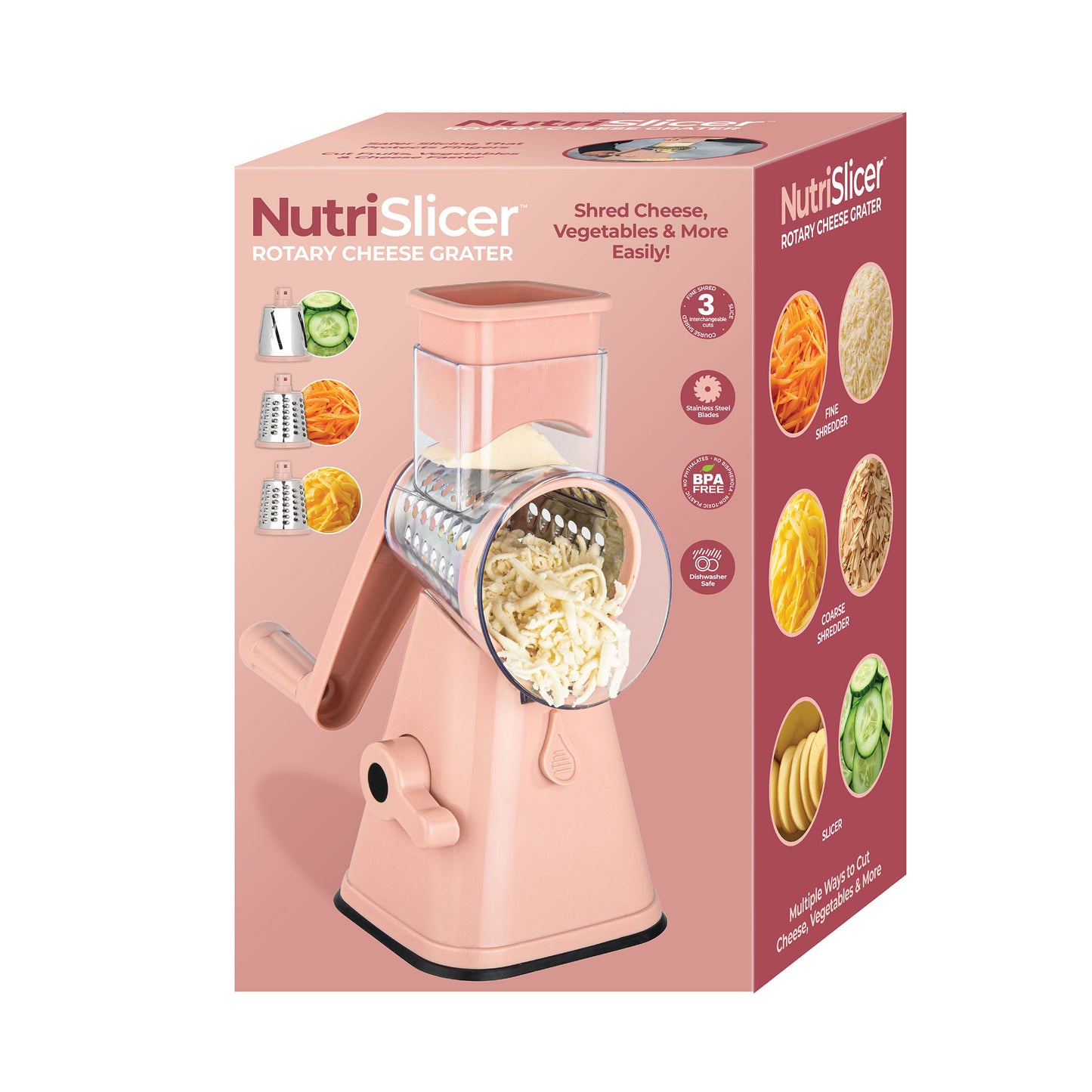 Pastel Collection Nutrislicer Rotating Mandoline