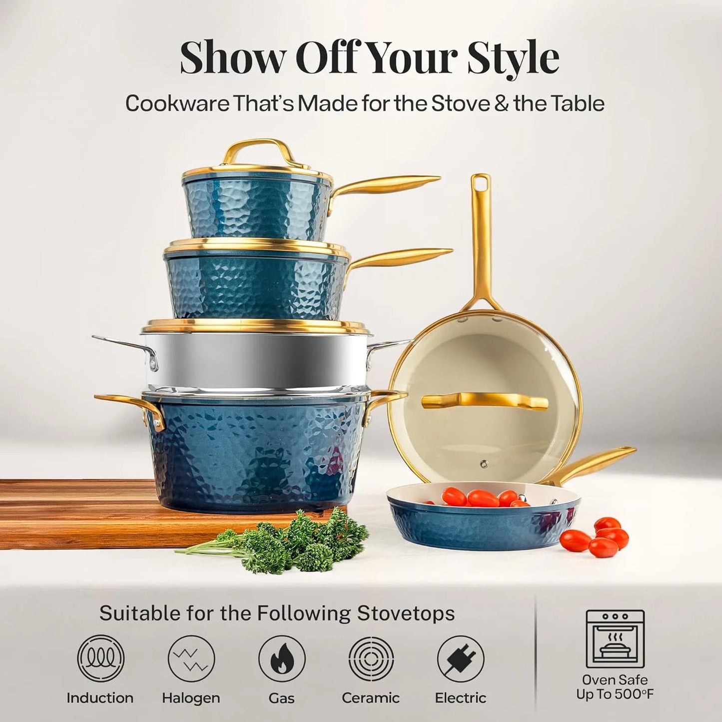 Pro Hammered Natural Collection Kitchen in a Box