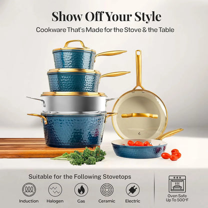 Pro Hammered Natural Collection Kitchen in a Box