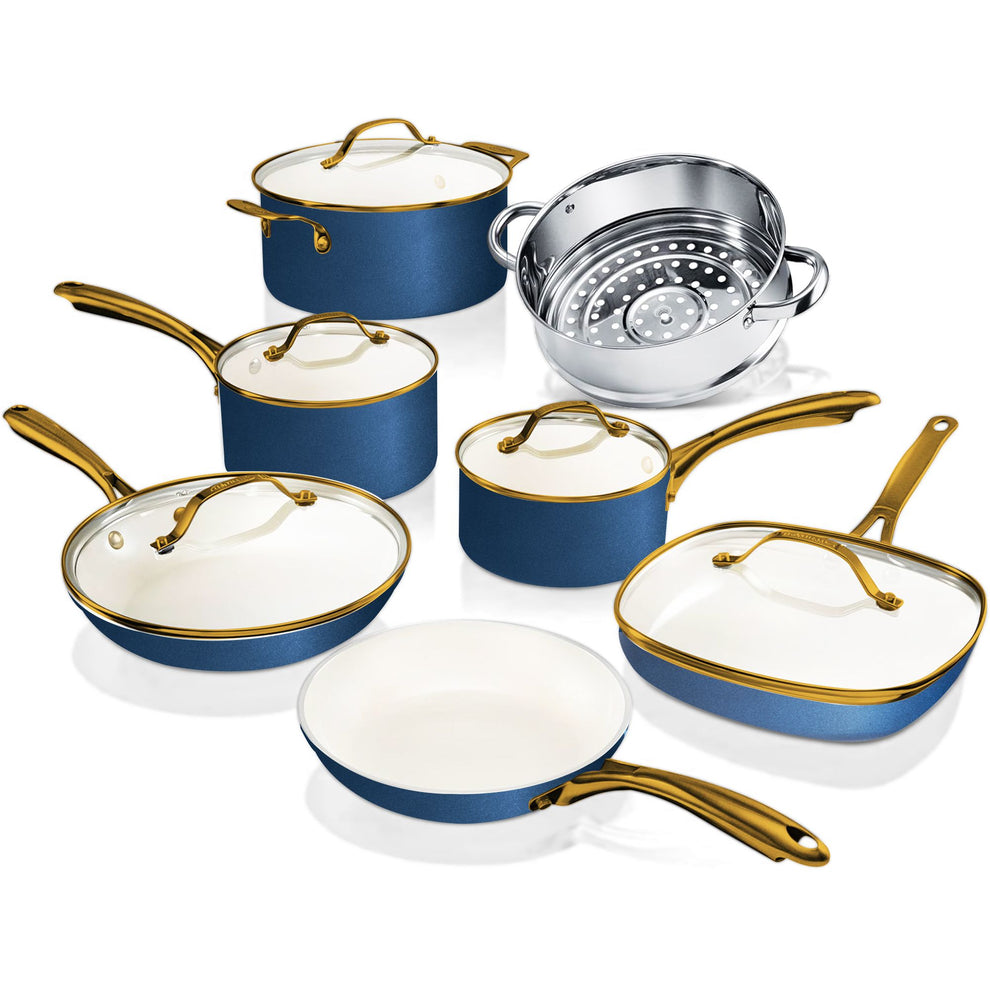 Natural Cookware Gotham Steel Natural Collection 12 Cookware Essentials Set