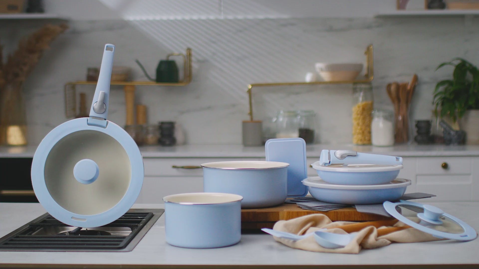 Pastel Collection Detachable Handle Bundle – Gotham Steel