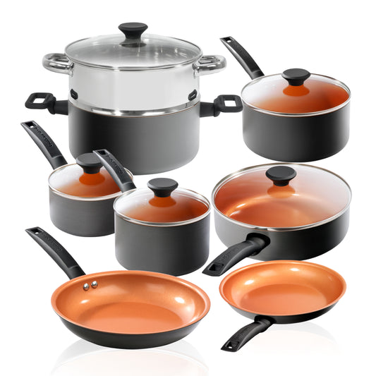 13-Piece Pro Premiere Hard Anodized Cookware Set